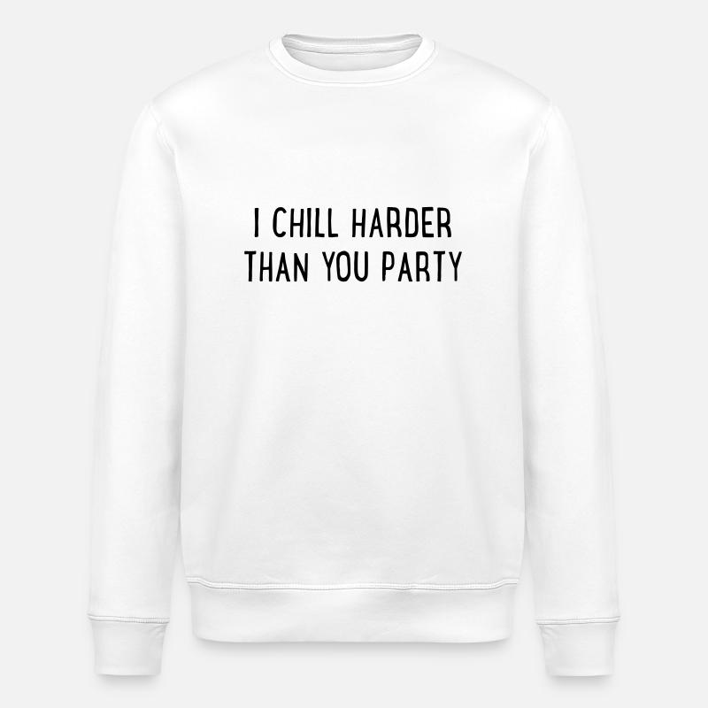 Chill - Stanley/Stella ROLLER Unisex Organic Sweatshirt - white
