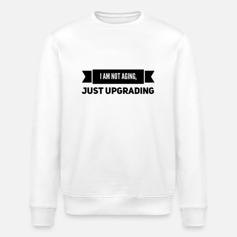 Idée cadeau 40e anniversaire - Sweat bio ROLLER Stanley/Stella Unisexe - blanc