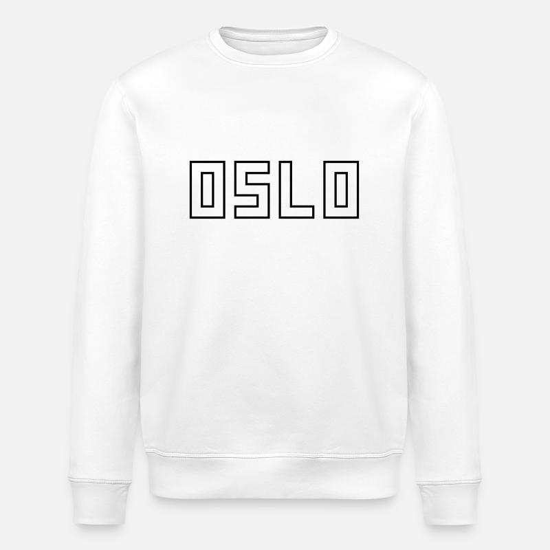 Oslo - Felpa ecologica unisex ROLLER di Stanley/Stella - bianco