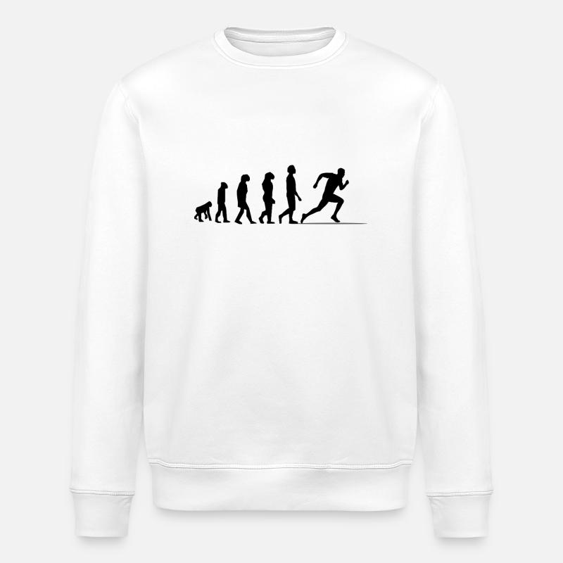 Evolution Sprint / Sprinter - Stanley/Stella ROLLER Unisex Organic Sweatshirt - white