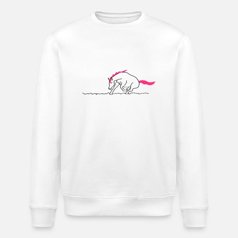 Reining - Stanley/Stella Unisex Bio-Sweatshirt ROLLER - Weiß