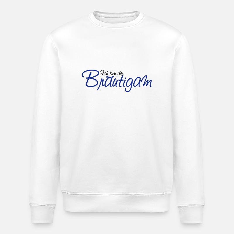 ich_bin_der_braeutigam - Sweat bio ROLLER Stanley/Stella Unisexe - blanc