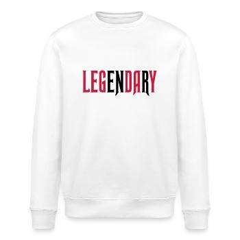 legendary leg day - Sweat bio ROLLER Stanley/Stella Unisexe - blanc - Devant - Nik (191cm)