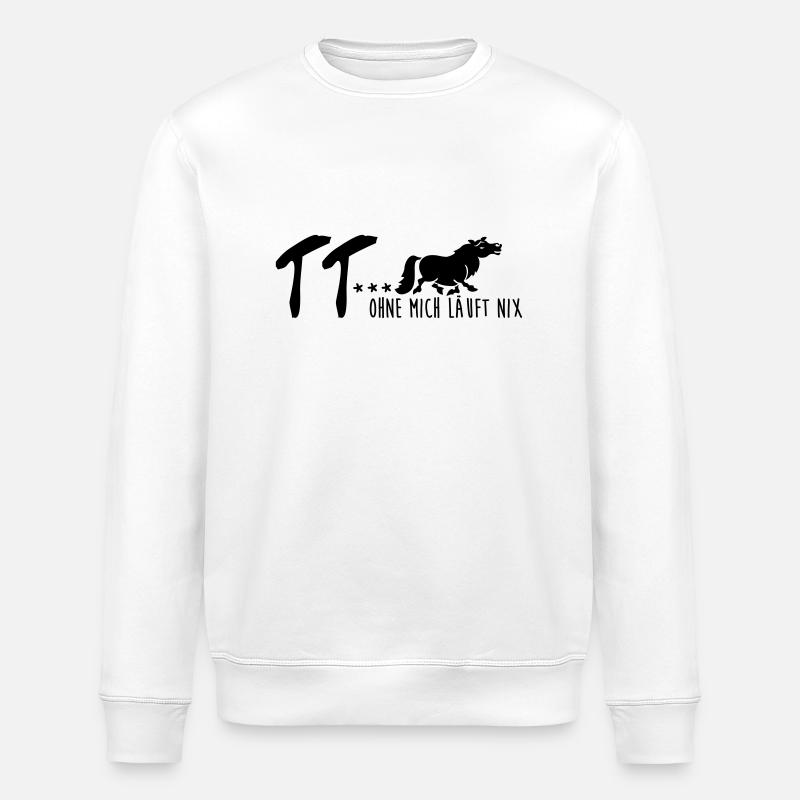 Turniertrottel - Stanley/Stella Unisex Bio-Sweatshirt ROLLER - Weiß