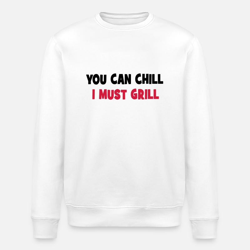 barbecue - Sweat bio ROLLER Stanley/Stella Unisexe - blanc