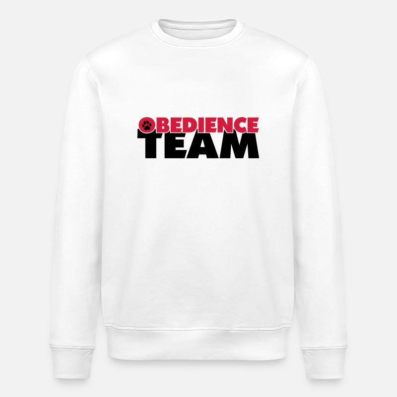 obedienceteam4 - Stanley/Stella Unisex Bio-Sweatshirt ROLLER - Weiß