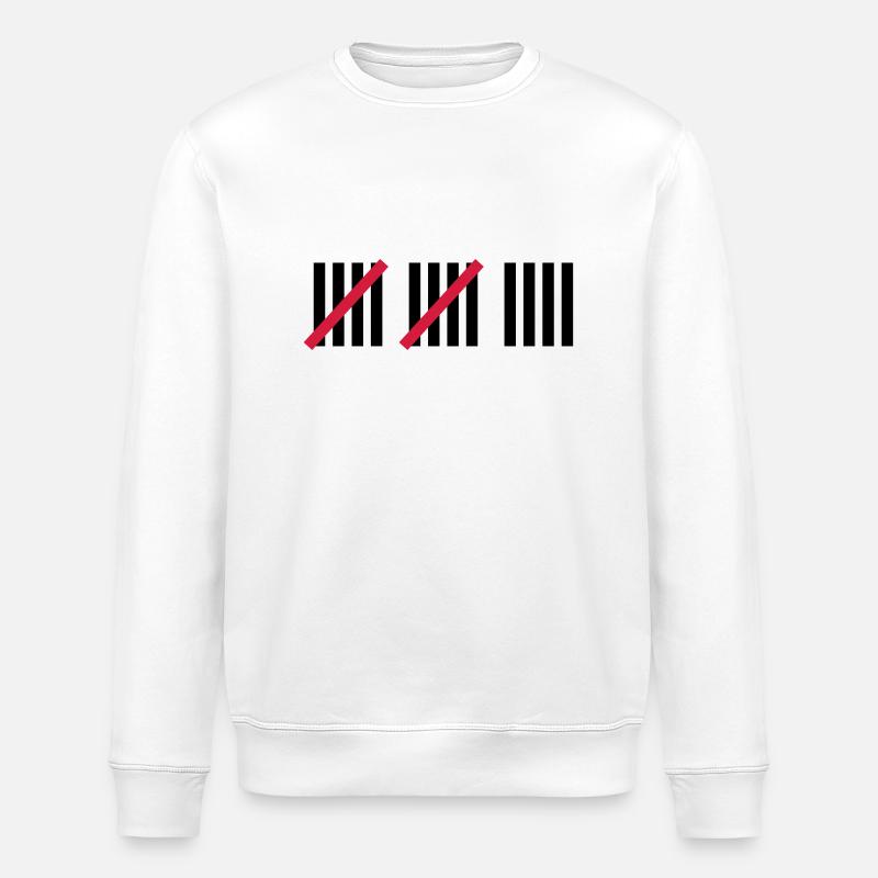 14ème Anniversaire - Sweat bio ROLLER Stanley/Stella Unisexe - blanc