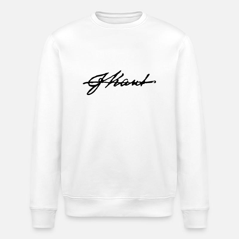 Immanuel Kant - Stanley/Stella ROLLER Unisex Organic Sweatshirt - white