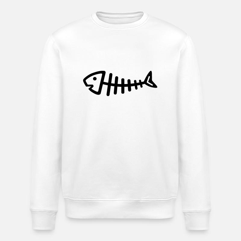 Poisson - Sweat bio ROLLER Stanley/Stella Unisexe - blanc