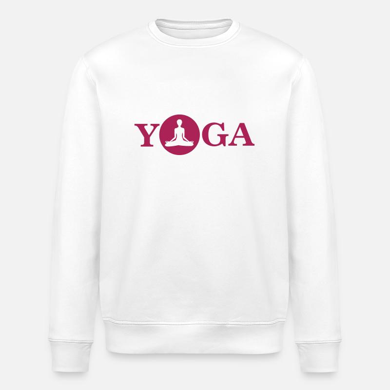 Yoga - Stanley/Stella Unisex Bio-Sweatshirt ROLLER - Weiß