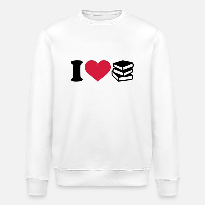Bücher - Stanley/Stella Unisex Bio-Sweatshirt ROLLER - Weiß