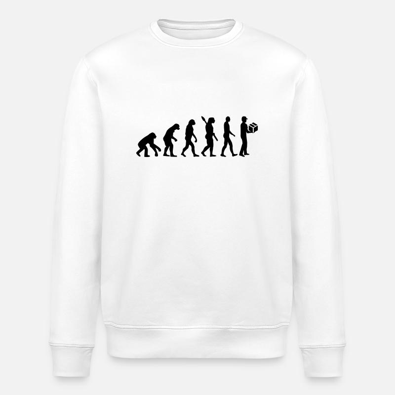 Evolution Messager - Sweat bio ROLLER Stanley/Stella Unisexe - blanc