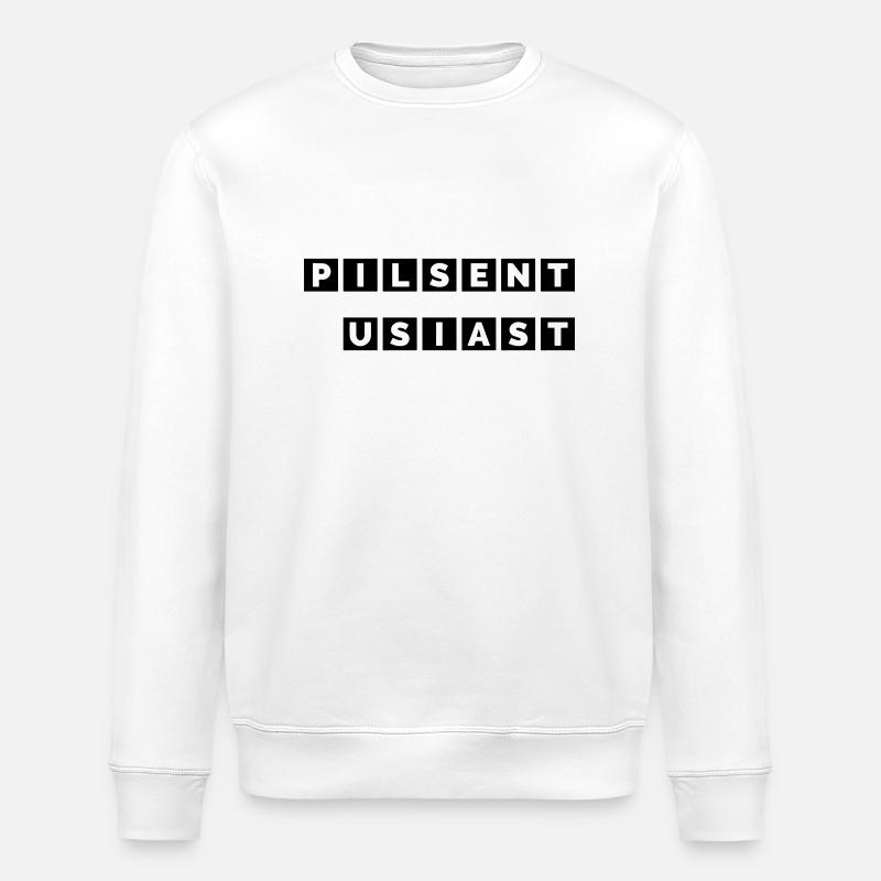 Passionné de Pils - Sweat bio ROLLER Stanley/Stella Unisexe - blanc