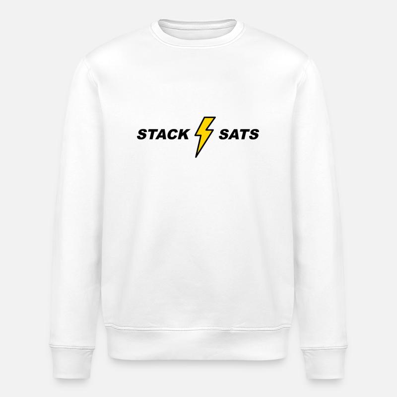 Stack Sats - Stanley/Stella Unisex Bio-Sweatshirt ROLLER - Weiß