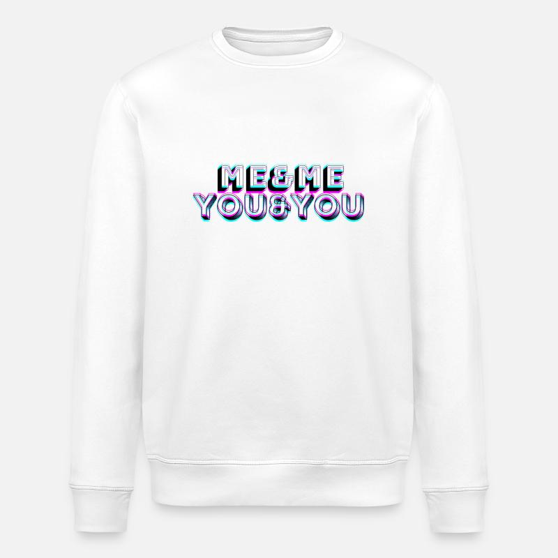 Moi&Moi, Toi&Vous, - Sweat bio ROLLER Stanley/Stella Unisexe - blanc