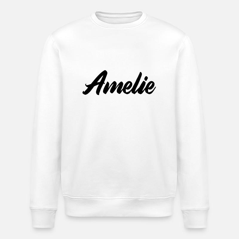 Nom d’Amélie - Sweat bio ROLLER Stanley/Stella Unisexe - blanc