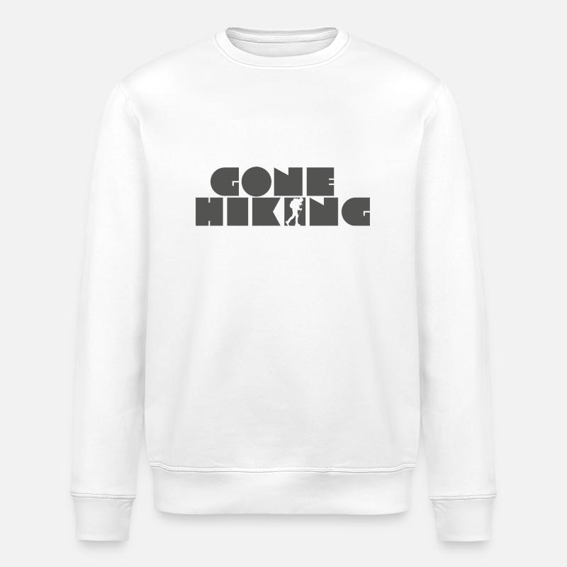 Wandern gegangen - Stanley/Stella Unisex Bio-Sweatshirt ROLLER - Weiß