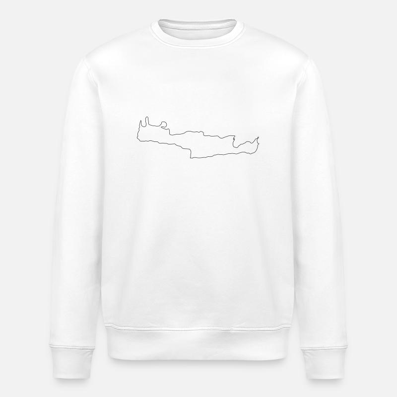 Kreta - Stanley/Stella Unisex Bio-Sweatshirt ROLLER - Weiß