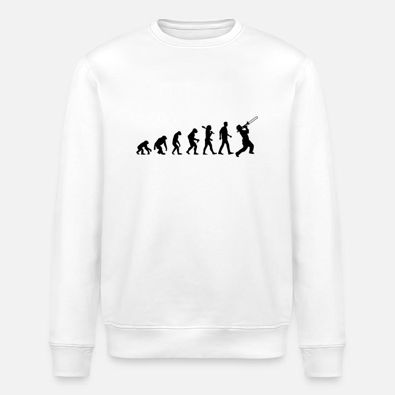Jazz Evolution - Stanley/Stella Unisex Bio-Sweatshirt ROLLER - Weiß