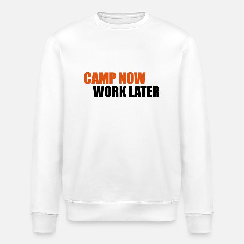 camping - Stanley/Stella Unisex Bio-Sweatshirt ROLLER - Weiß