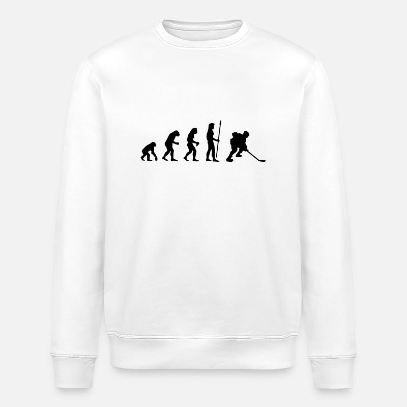 evolution_icehockey1 - Sweat bio ROLLER Stanley/Stella Unisexe - blanc