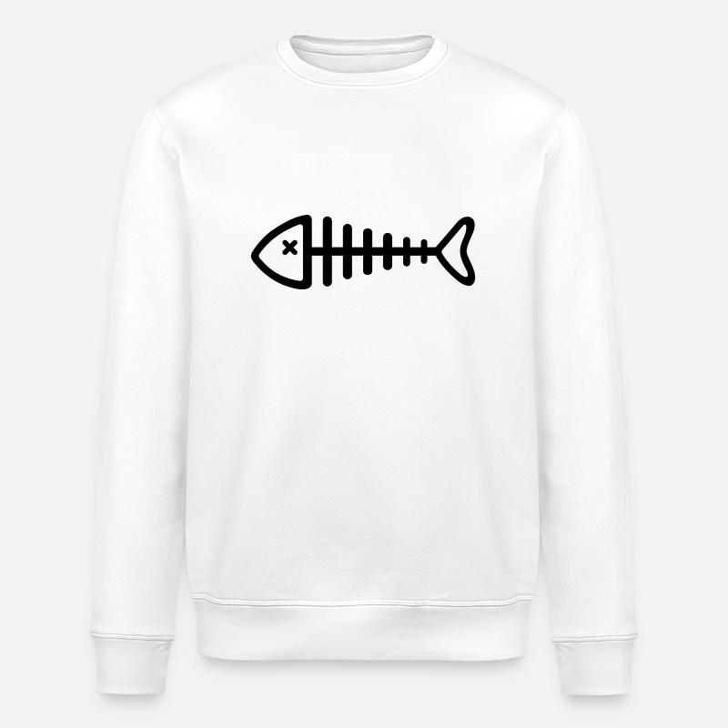 Fischgräte - Stanley/Stella Unisex Bio-Sweatshirt ROLLER - Weiß