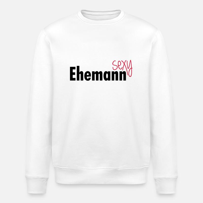 Sexy Ehemann - Stanley/Stella Unisex Bio-Sweatshirt ROLLER - Weiß