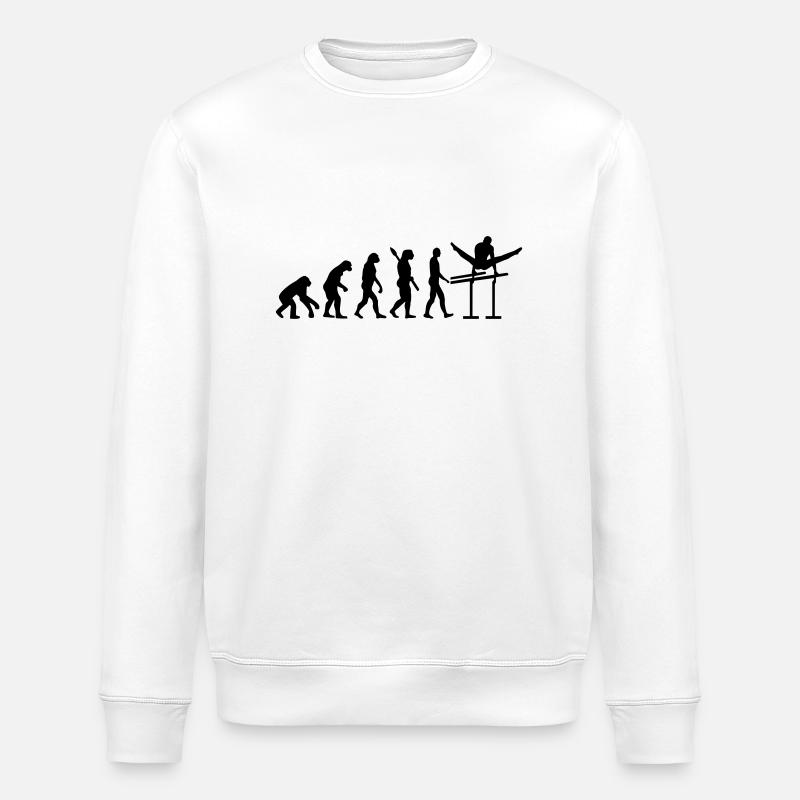Evolution Gymnastics - Stanley/Stella ROLLER Unisex Organic Sweatshirt - white