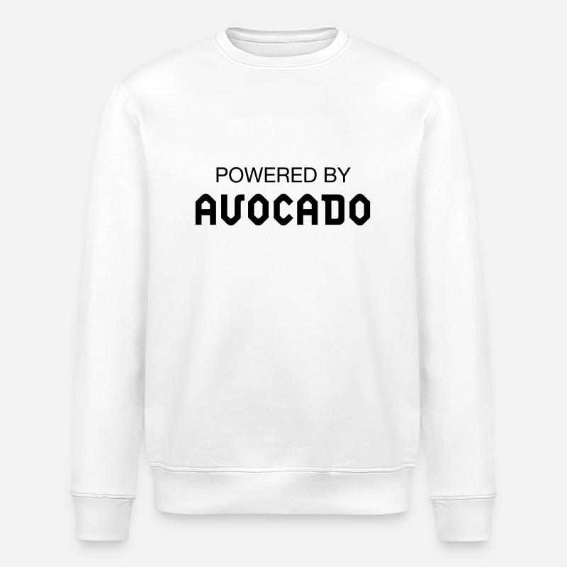 Powered By Avocado - Stanley/Stella ROLLER Unisex Organic Sweatshirt - white