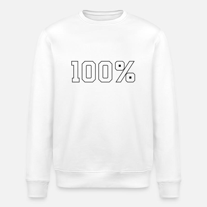 100_ - Stanley/Stella Unisex Bio-Sweatshirt ROLLER - Weiß