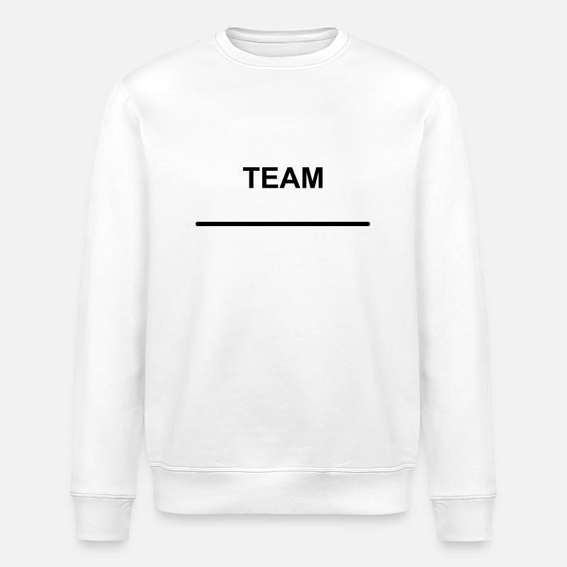 Team with Name Template - Stanley/Stella ROLLER Unisex Organic Sweatshirt - white