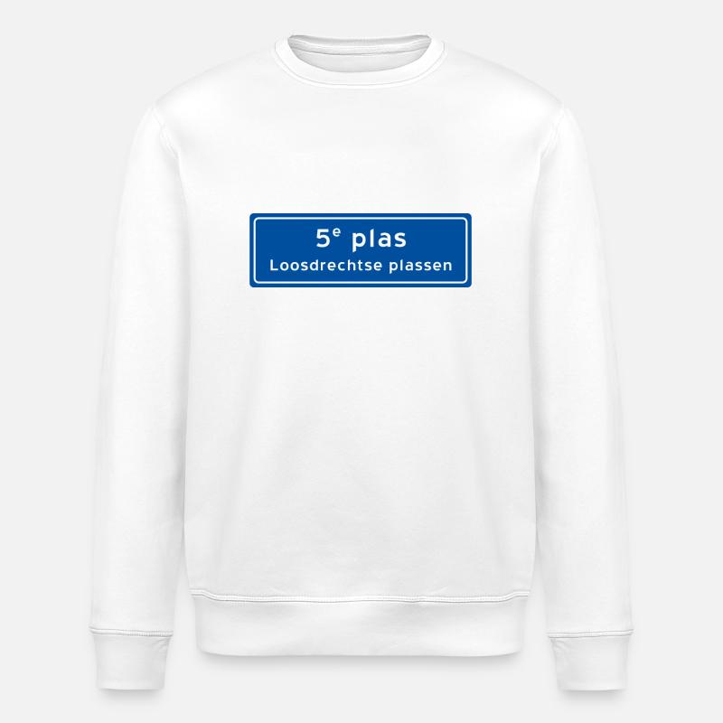 Loosdrechtse plassen 5e plas - Sweat bio ROLLER Stanley/Stella Unisexe - blanc