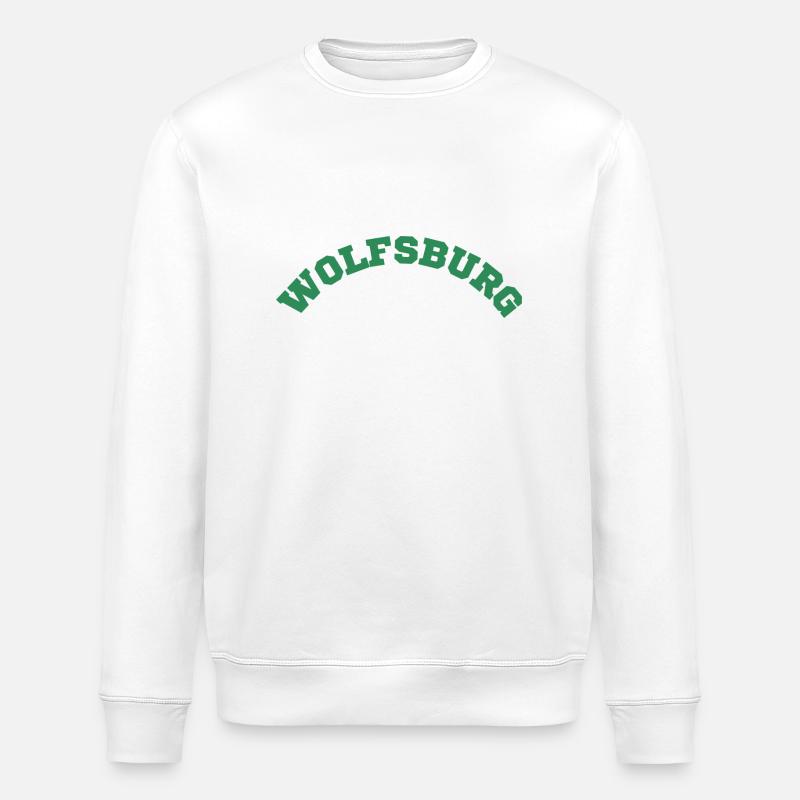 Wolfsburg - Stanley/Stella Unisex Bio-Sweatshirt ROLLER - Weiß