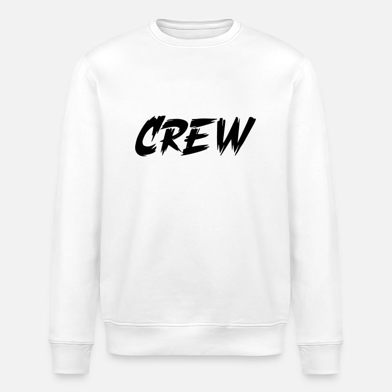 crew - Stanley/Stella ROLLER Unisex Organic Sweatshirt - white