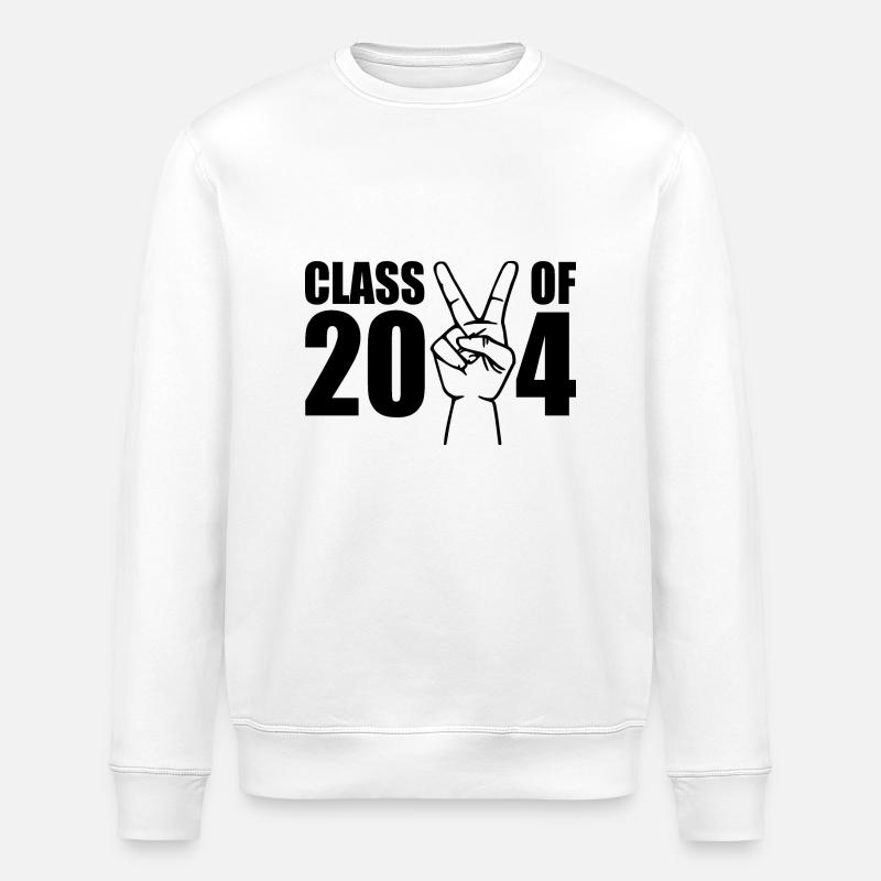 Class of 2024 - Stanley/Stella Unisex Bio-Sweatshirt ROLLER - Weiß