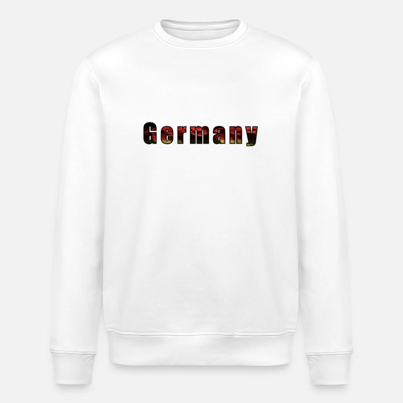 Deutschland _ 02 - Stanley/Stella Unisex Bio-Sweatshirt ROLLER - Weiß