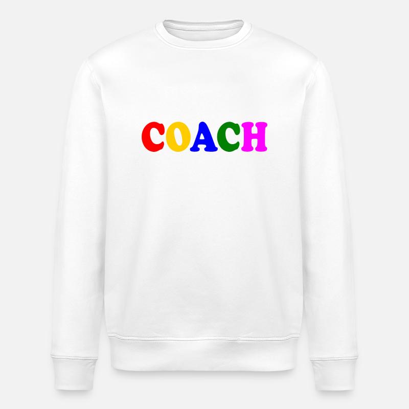 Coach - Stanley/Stella Unisex Bio-Sweatshirt ROLLER - Weiß
