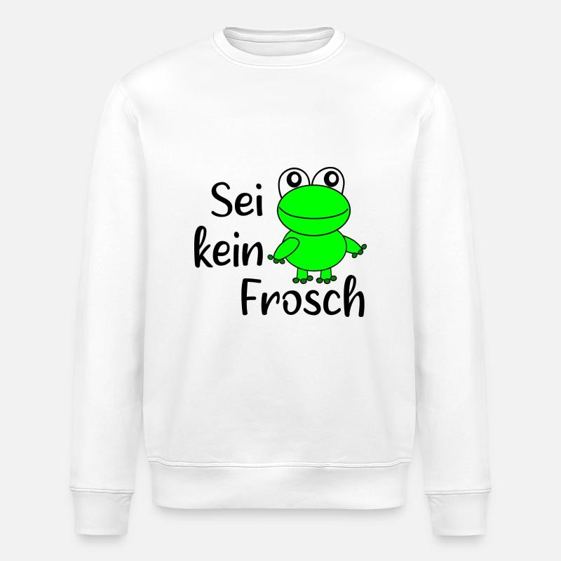 Frosch  - Stanley/Stella Unisex Bio-Sweatshirt ROLLER - Weiß