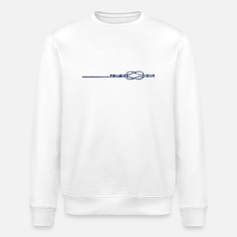 Kreuzknoten - Stanley/Stella Unisex Bio-Sweatshirt ROLLER - Weiß