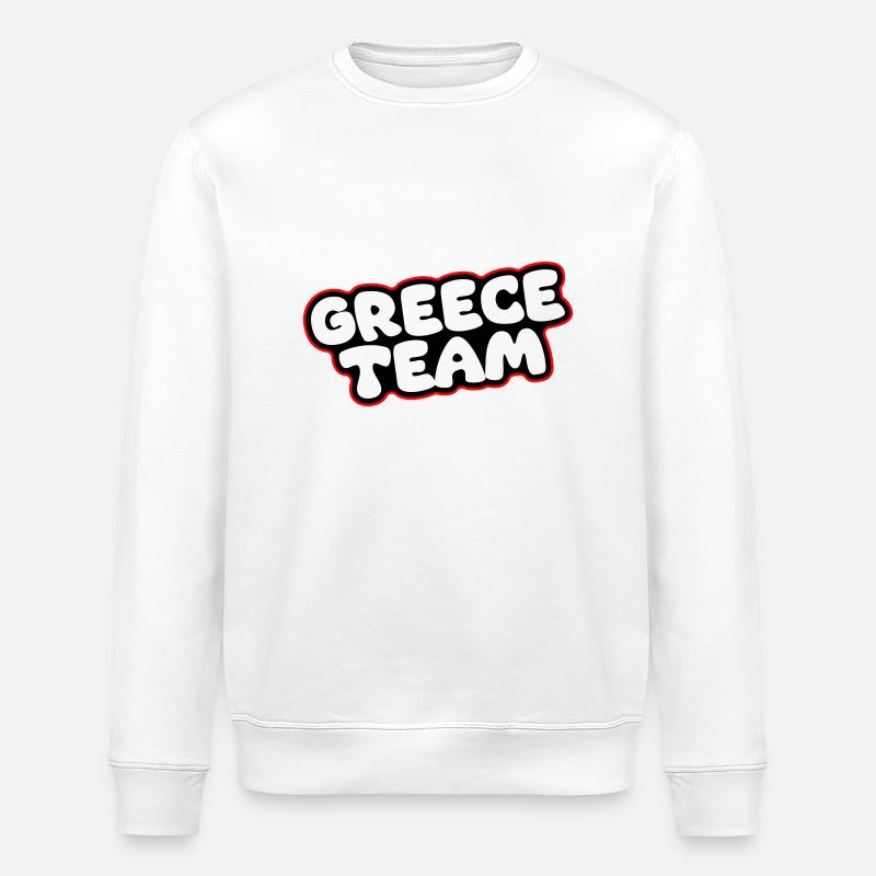 Équipe Grèce - Sweat bio ROLLER Stanley/Stella Unisexe - blanc
