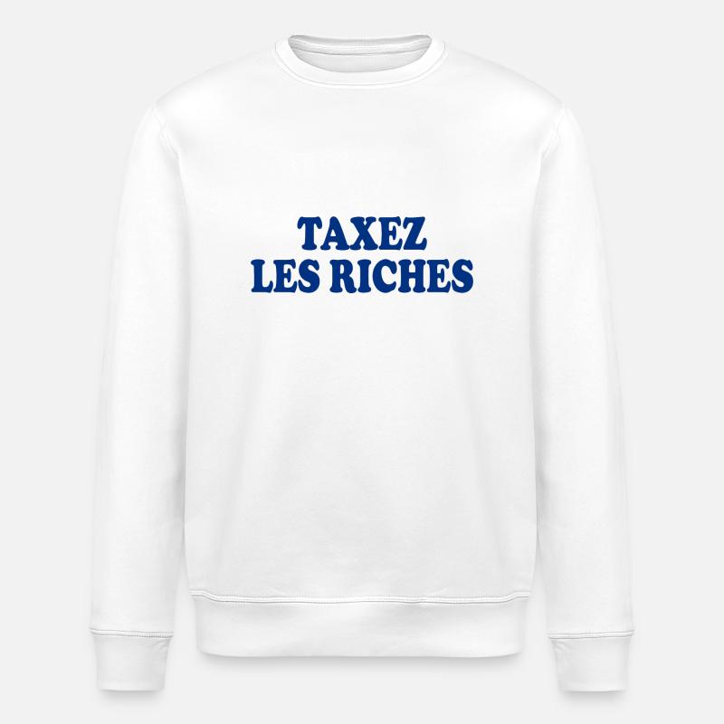 Besteuerung der Reichen - Stanley/Stella Unisex Bio-Sweatshirt ROLLER - Weiß