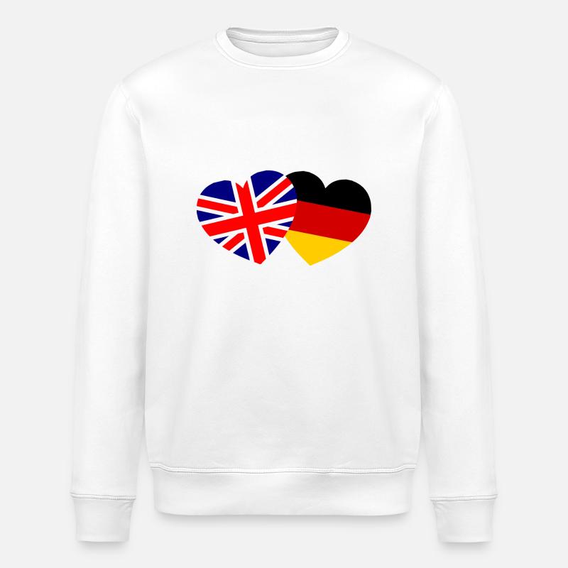 Le partenariat germano-britannique - Sweat bio ROLLER Stanley/Stella Unisexe - blanc