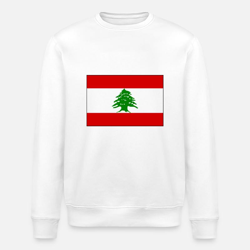 Liban - Sweat bio ROLLER Stanley/Stella Unisexe - blanc