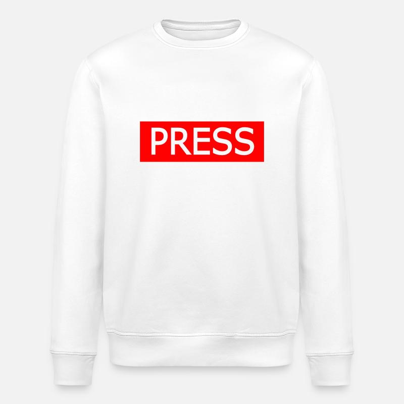 Press - Stanley/Stella ROLLER Unisex Organic Sweatshirt - white