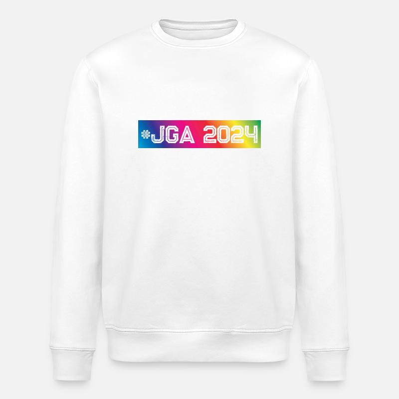 Jga 2024 Bunt - Stanley/Stella Unisex Bio-Sweatshirt ROLLER - Weiß
