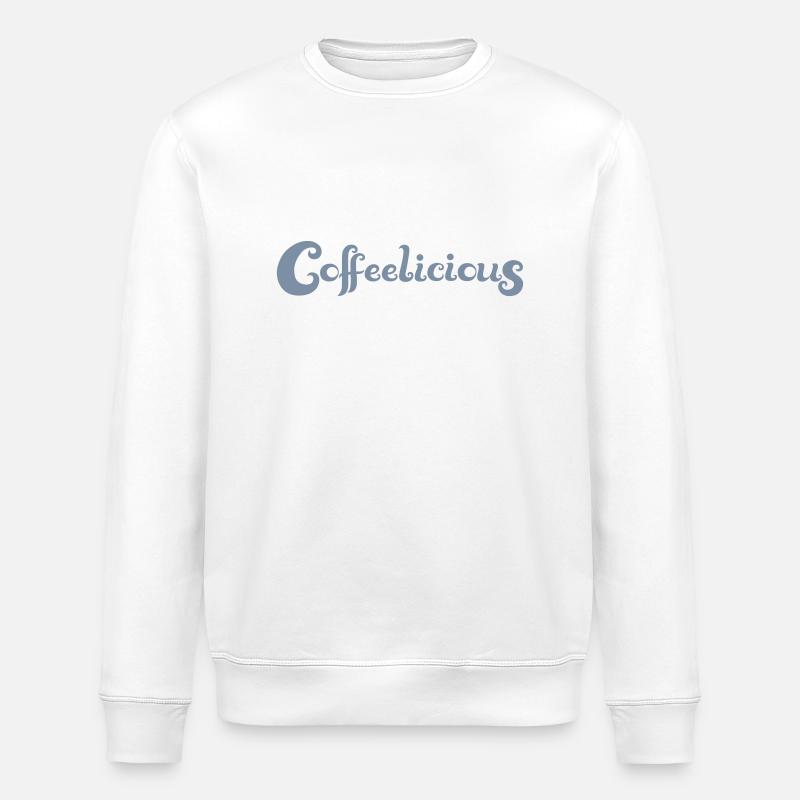 Coffeelicious - Stanley/Stella Unisex Bio-Sweatshirt ROLLER - Weiß