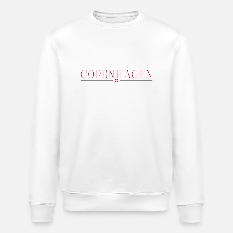 T-shirt de style Copenhague - Sweat bio ROLLER Stanley/Stella Unisexe - blanc