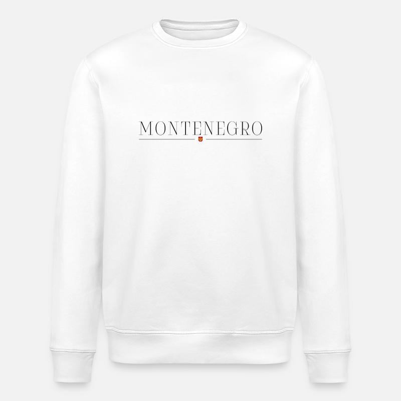 T-shirt Monténégro : Adriatic Elegance - Sweat bio ROLLER Stanley/Stella Unisexe - blanc
