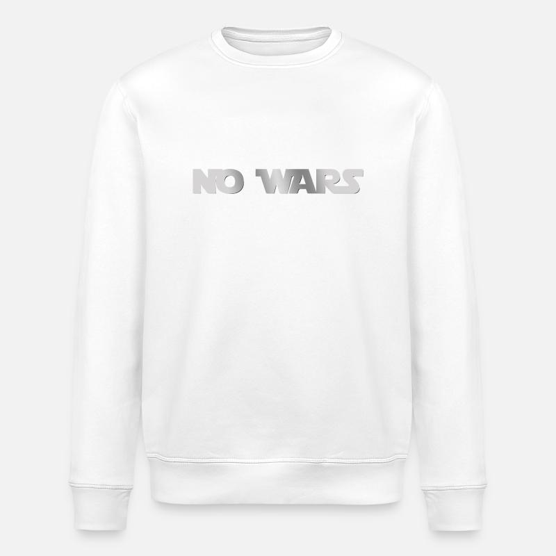 NO WARS - Sweat bio ROLLER Stanley/Stella Unisexe - blanc