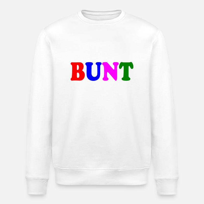 Bunt - Stanley/Stella Unisex Bio-Sweatshirt ROLLER - Weiß